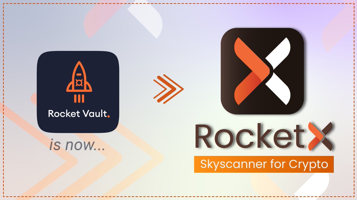 📢We're delighted to announce that <a href="/RocketVault_/">Rocket Vault now ▶ RocketX ($RVF)</a> is now <a href="/RocketXexchange/">RocketX | Swap on 190+ chains</a>! 🚀🔥

Exciting times ahead with the game-changing #transformation! 🤩

Thanks for your continued support &amp; patience as we complete the rebranding across our social media platforms!