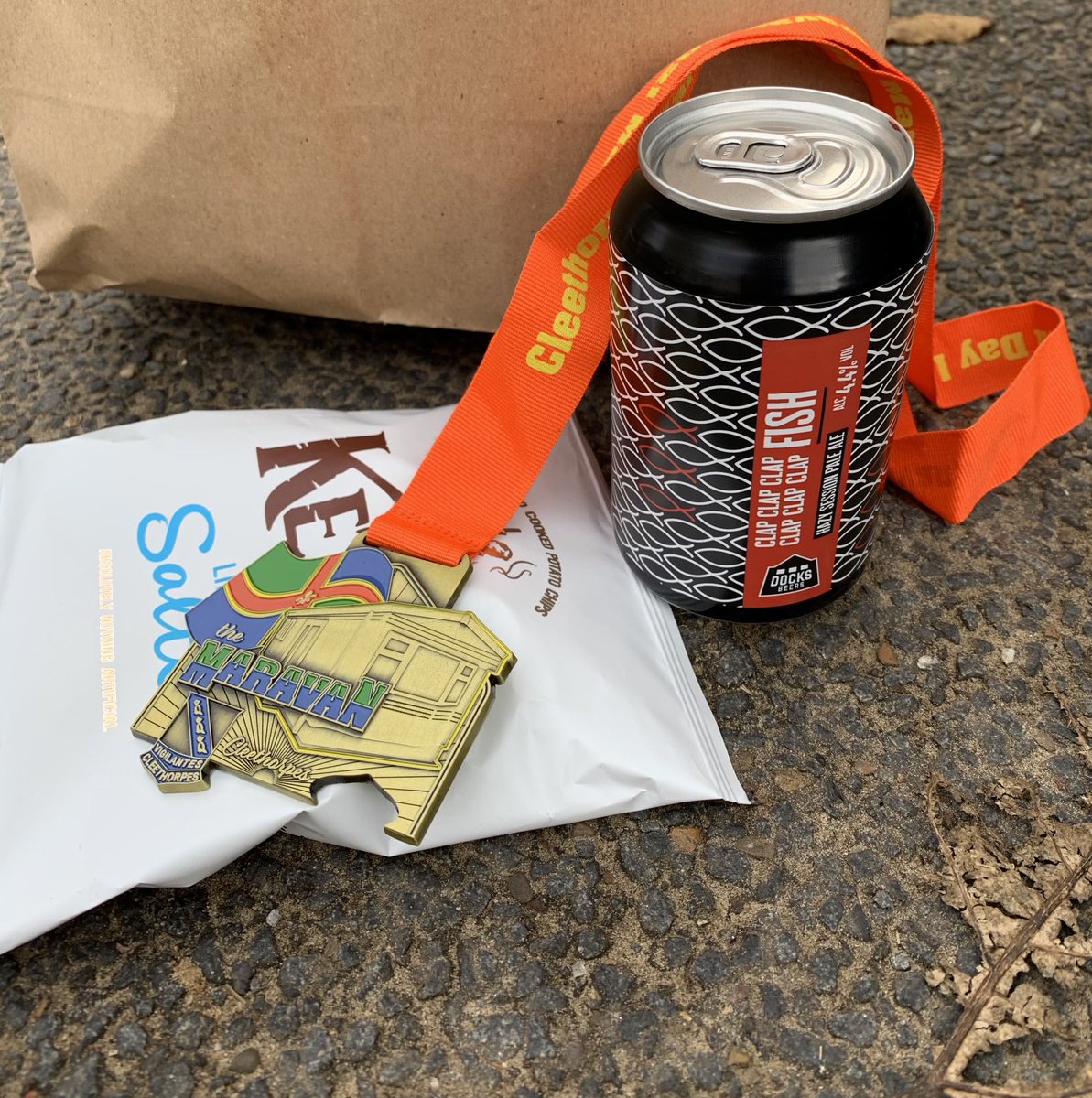 jonbeaumont78's tweet photo. Wrong side of 4 hours today at Cleethorpes marathon, so I’ll put it down as 2022 preparation. Huge thanks to ⁦@VigilantesRun⁩ for a great event and the perfect sort of post-run treats #maravan https://t.co/o57XoDOW7o
