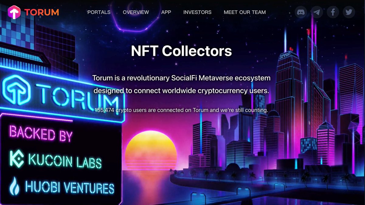 CryptoBoomNews's tweet photo. Backed by KuCoin Labs &amp; Huobi Ventures, Torum is now one of the fastest growing encrypted social media platforms, with 150k users!

Join their telegram: https://t.co/W2mBXSdLw4
Twitter: https://t.co/5Xx3erZBog 

#SocialFi + #Metaverse + #NFT https://t.co/8bqObTnUxP