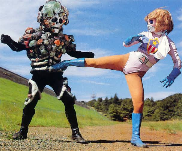 いい太ももの日 「バトルフィーバーJ」より、 ミスアメリカ