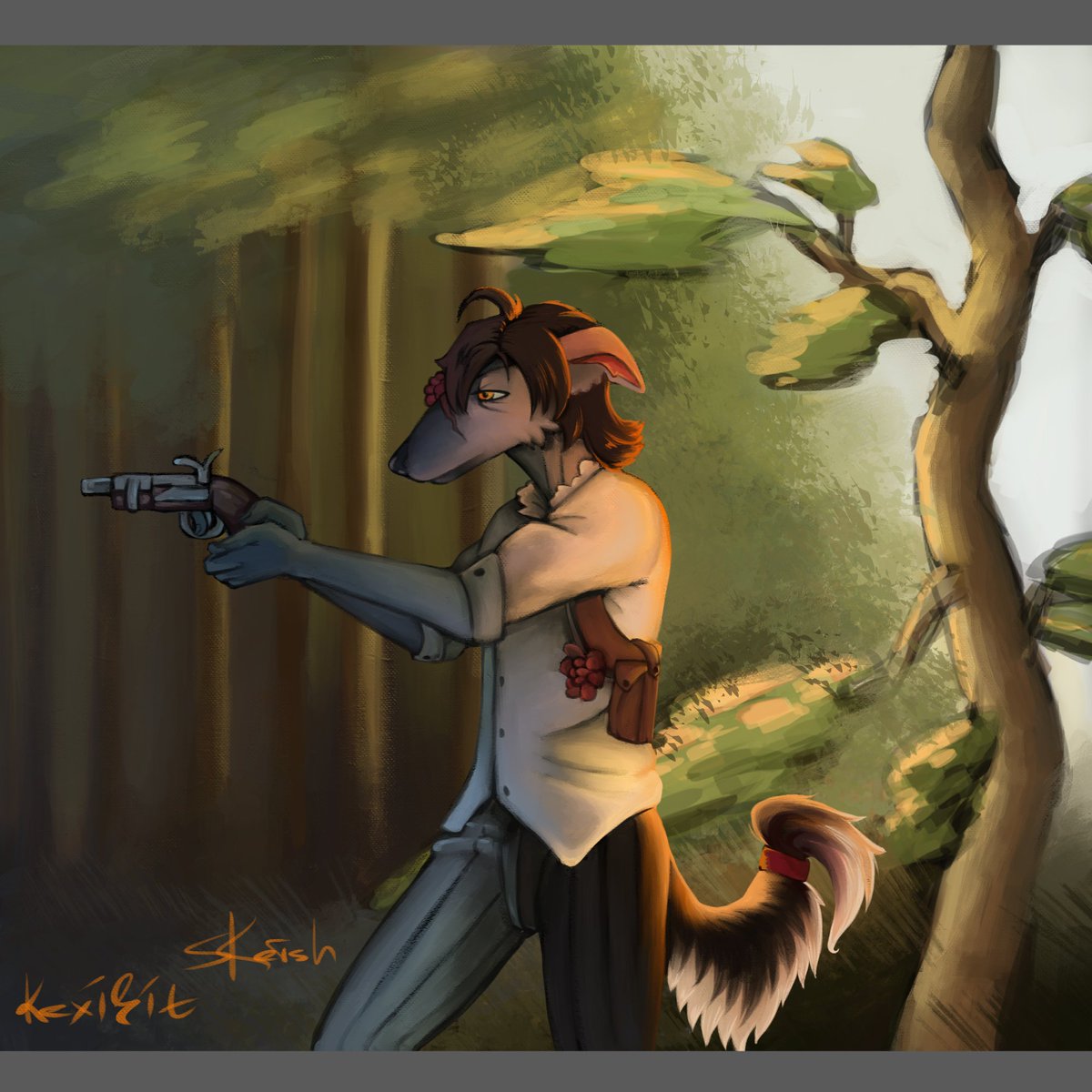 kexibit_artist's tweet photo. continue to detail the art. I'm not done yet ☺️
@SlimeScumbag
#freeart #raffle #freeartraffle #artgiveaway #oldweapons #gun #militaryfurry #militaryfur #furry #furryart #dog #borzoi #saluki https://t.co/kUoOxvZQM7