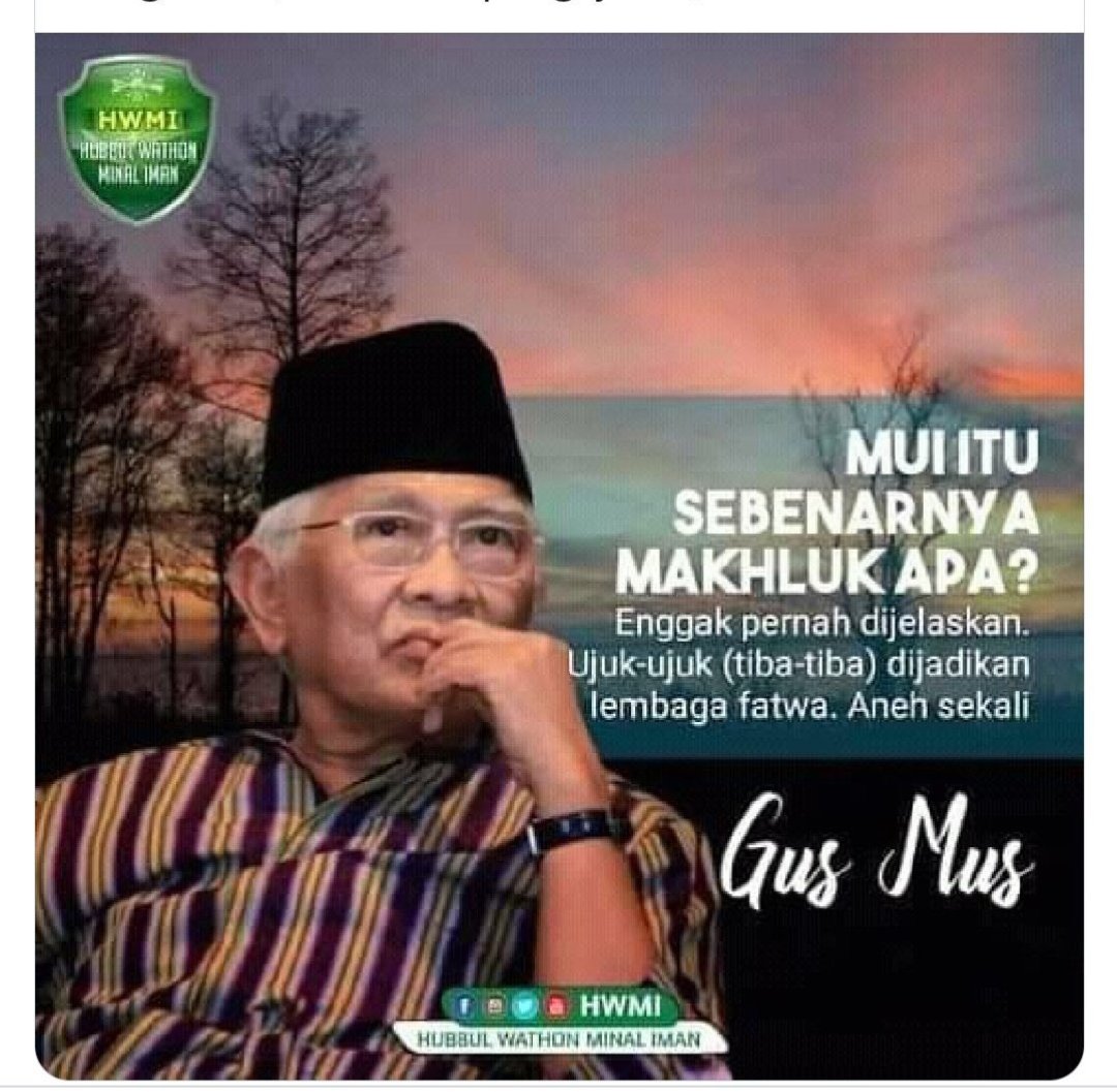 TGuard31's tweet photo. @MUIPusat makhluk apa iya ??? https://t.co/1vFfYOabAW
