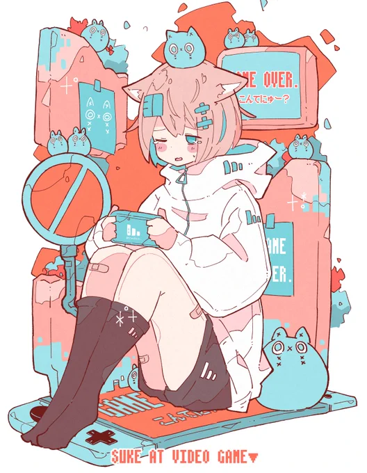 「よわよわげーみゃー🎮」静止画ver. https://t.co/wZXgUVMwOe 