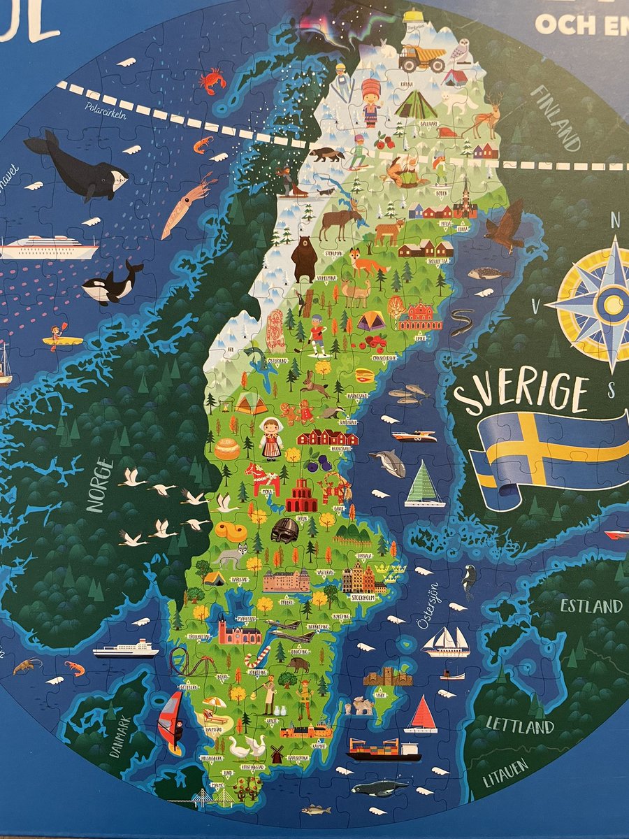 ps_tweet's tweet image. Awesome #mappuzzle from Sweden 🇸🇪 #mapsinthewild #cartography #sweden #sverige #maps #puzzle 😍