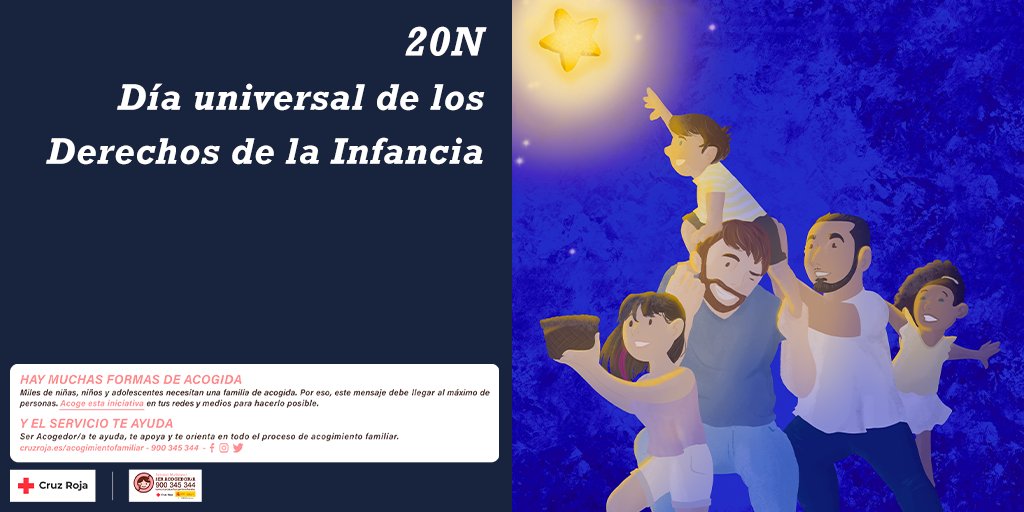 CRECarinena's tweet photo. En este 20 de noviembre celebramos el Día Universal de los #DerechosdelaInfancia. 

Desde Cruz Roja trabajamos cada día para hacer realidad este compromiso. https://t.co/0aekNHUG7J