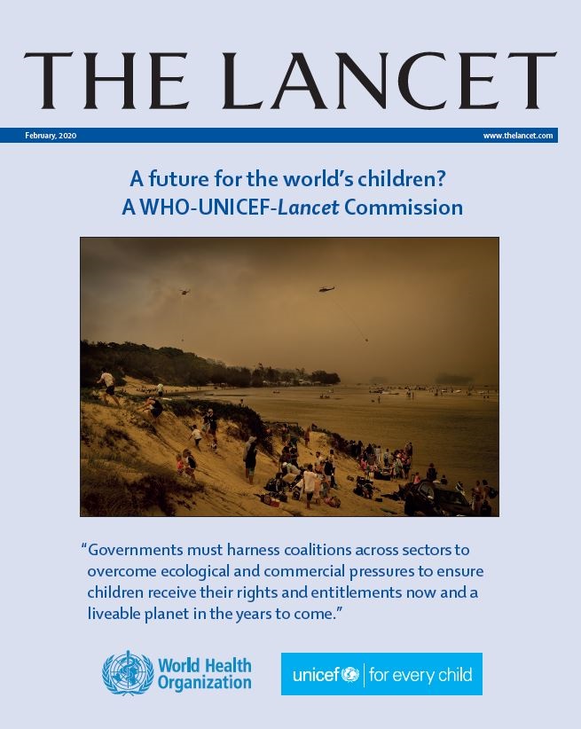 All children have a right to health. On #WorldChildrensDay and every day, children should be at the centre of efforts to achieve sustainable development. Read @WHO-@UNICEF-@TheLancet #FutureChild Commission: hubs.li/H0_yq3p0