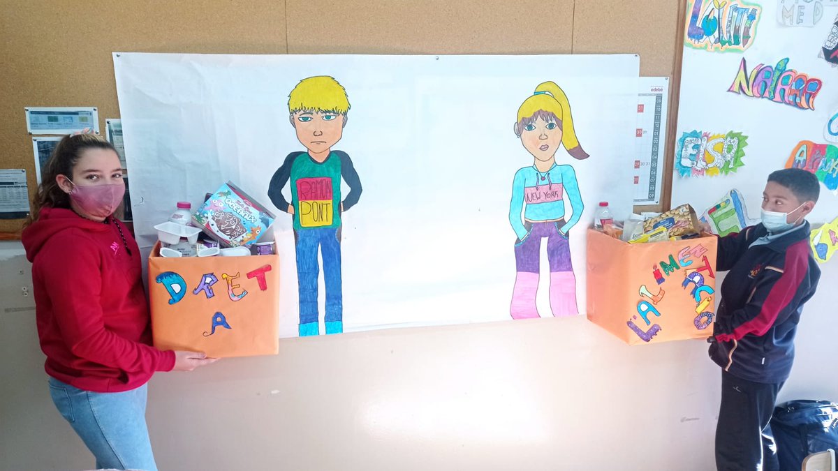 EscolaRamonPont's tweet photo. Propostes artístiques per demanar i defensar els drets de la infància i adolescència, fetes amb materials reciclats i reutilitzables @unicef_cat #ODS #DUDI @trseducacio @SindicaTerrassa @CRPTerrassa https://t.co/RnfJVJ8KIY
