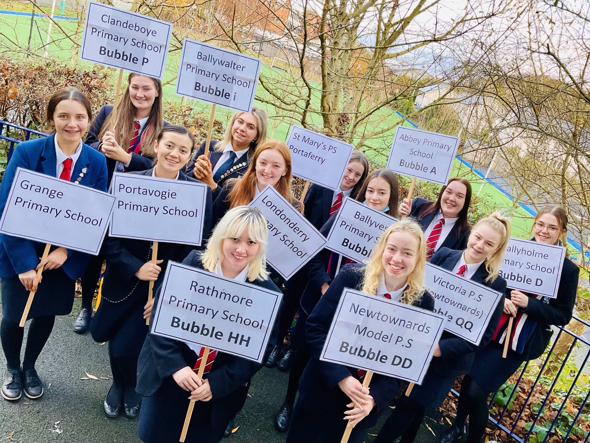 A warm welcome awaits ⁦<a href="/GlenlolaSchool/">Glenlola Collegiate</a>⁩. Primary 7s - you’ve got this! #GCSproud #morethanyourscore