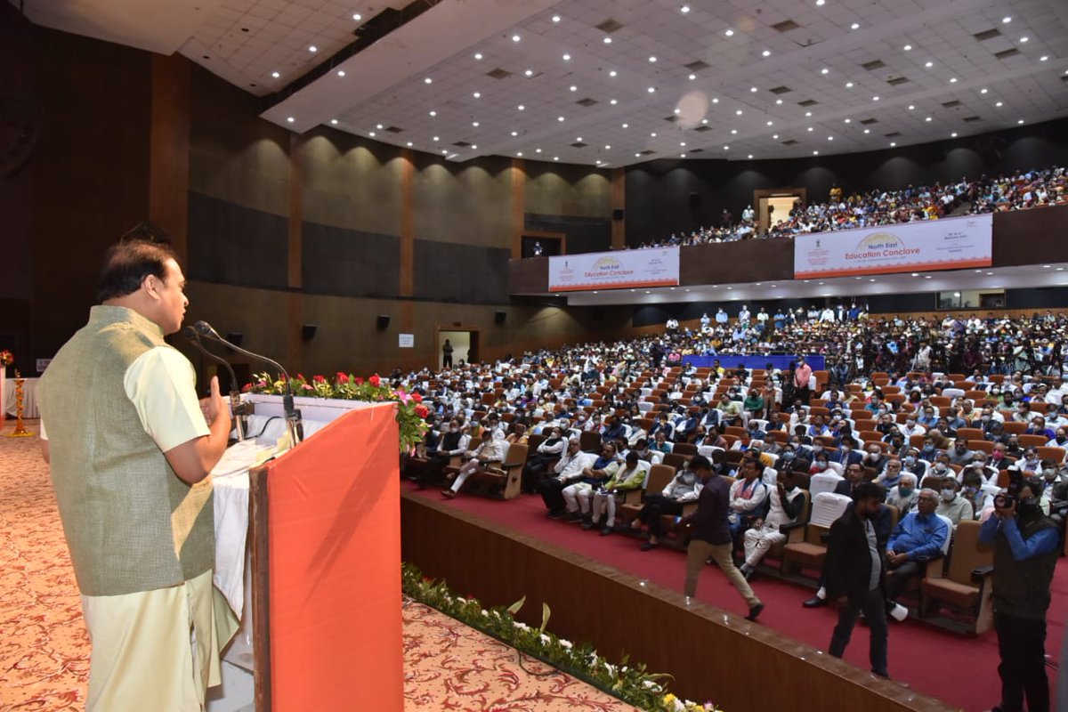 himantabiswa's tweet photo. Glad to attend the inaugural session of @NEEdCon_21 to deliberate on #NEP2020 in North East. 

I thank Hon'ble Education Min Shri @dpradhanbjp ji for his gracious presence &amp; endeavour to extend benefits of the policy envisioned by Adarniya PM Shri @narendramodi ji to the region. https://t.co/IuU2oGQ9jd