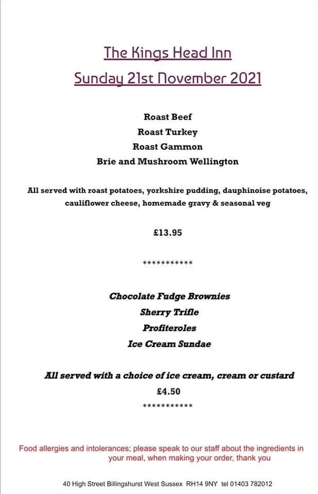 BillingshurstPC's tweet photo. This weekend @kingsheadbhurst #Billingshurst #SupportLocal  #SupportOurLocalBusinesses https://t.co/EmY2eS0znD