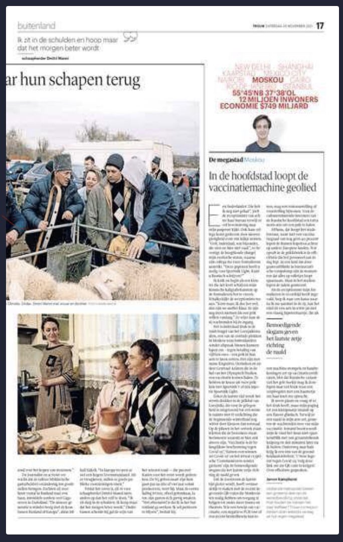 In het orthodoxe, Turkstalige Gagaoezië breekt de winter aan. Terwijl velen hun geluk in het buitenland beproeven houden de schaapherders de moed erin.
In <a href="/trouw/">Trouw</a> mijn reportage vanuit autonoom gebied in #Moldavië.
Met beeld van <a href="/raminmazur/">ramin mazur</a>.
>> trouw.nl/buitenland/in-…
