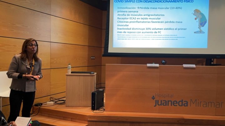 ibsemergen's tweet photo. La Dra @carfdez2 nos habla 

en las #JornadasIB21  
de la #RHB en pacientes post #COVIDー19    

@SEMERGEN_MIR @SEMERGENap 
@CP_Semergen  @Juan_PeiroM @anamoya48 @fgarciaromanos @Belen2S @mon_pep @Anasamez https://t.co/pGbrymrax2