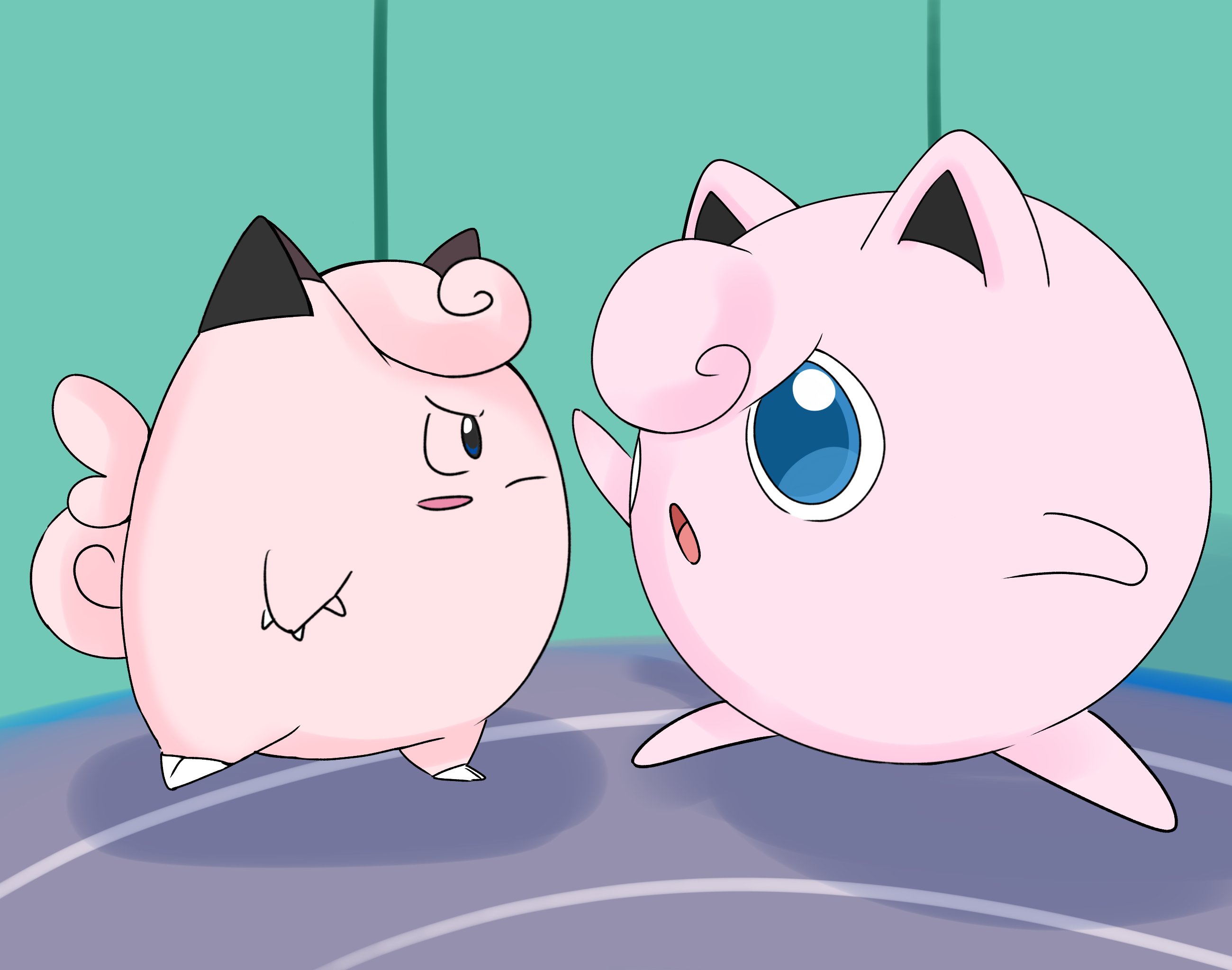 あわわん ピッピvsプリン ビンタの瞬間 笑 T Co 7velzkjzll Twitter