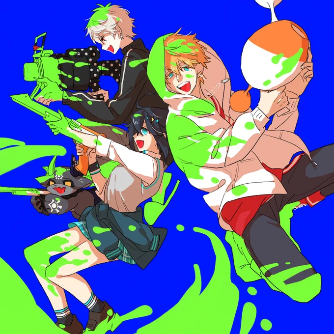 #世界WIN #絵クス絵画 #きら名画 #でびるさまにささげるえ  #KuzuArt 
gannbare-! 