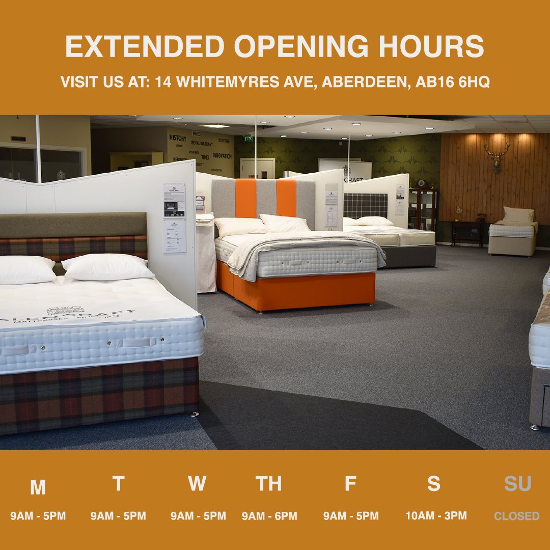 Luxury mattresses fit for a queen, handcrafted in Scotland.

Find your perfect mattress in our showroom today!

#aberdeen #supportlocal #socialenterprise #luxury