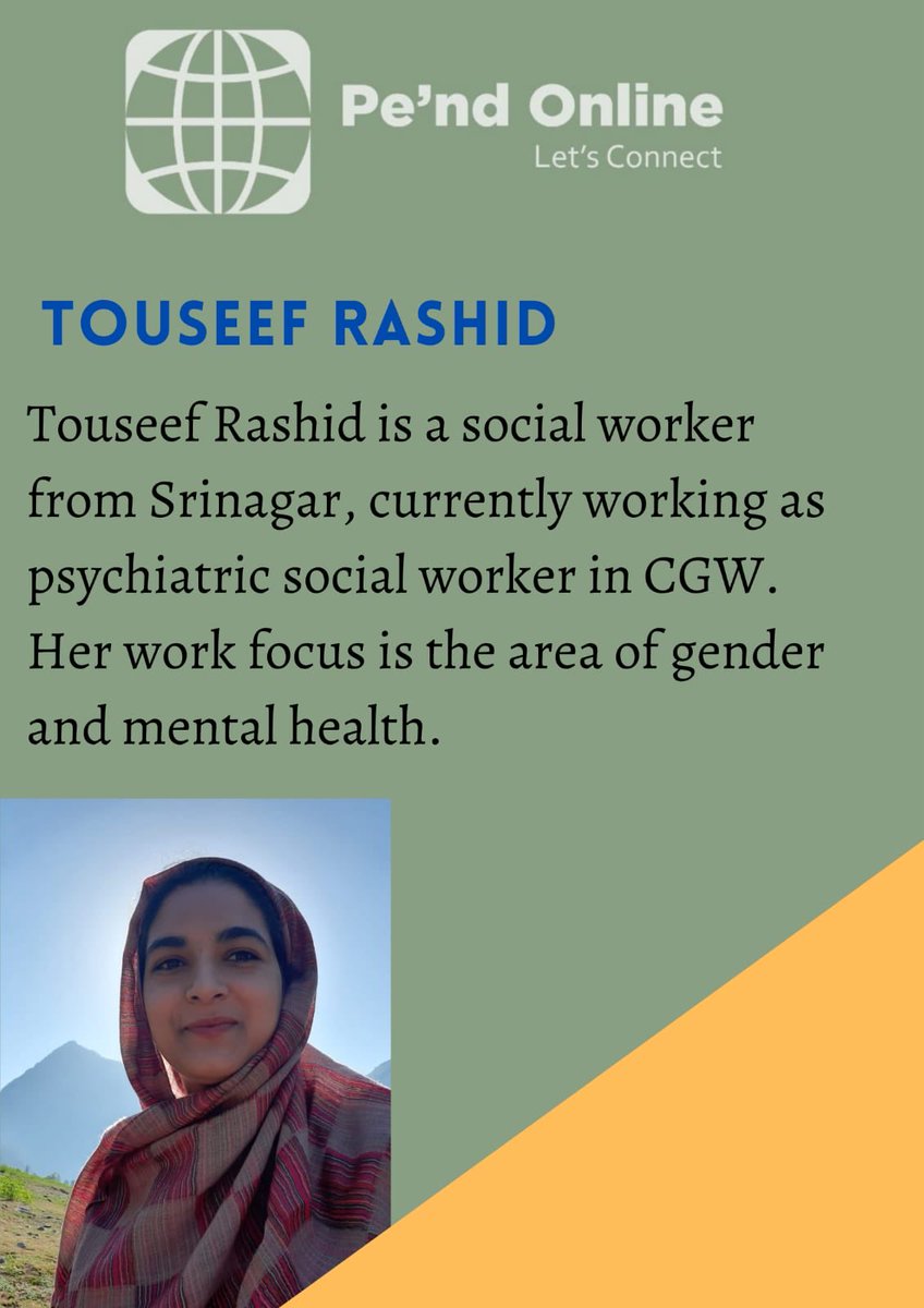 PendOnline's tweet photo. Presenting our panel for today on the issue of our #teenagers and the inflating fallouts with families and society at large. It happens 8:30pm KLT. #Kashmir #Kasheer #PendDialogues https://t.co/2kyADdGZjQ