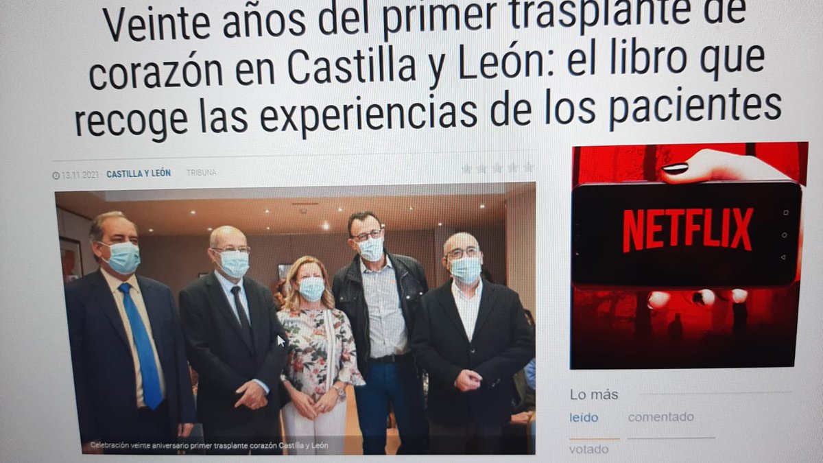 gsanchezantolin's tweet photo. #CastillayLeón XX años de trasplante
👉 12 Noviembre 2001 Trasplante ♥️ #HCUVa
👉20 Noviembre 2001 Trasplante Hepatico #HURH 
Gracias a los equipos de #Trasplante que han dado vida a cerca de 1000 pacientes. Gracias #Donantes por dar vida #SomosSACyL #OrgulloSACyL https://t.co/i7OBIC75np