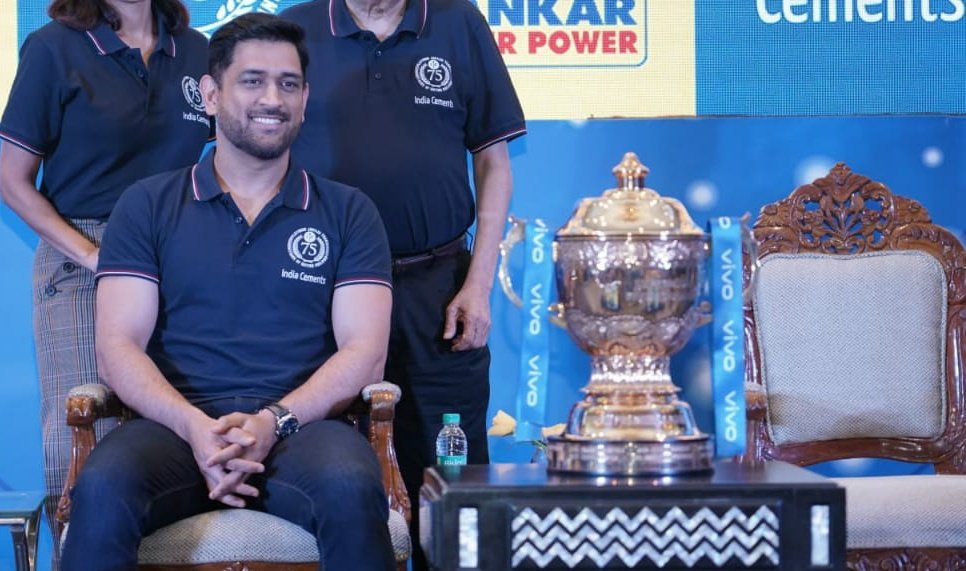 TrendsDhoni's tweet photo. Captain with the trophy 🦁🏆

@MSDhoni | #MSDhoni | #WhistlePodu https://t.co/P9NfCbCv2U