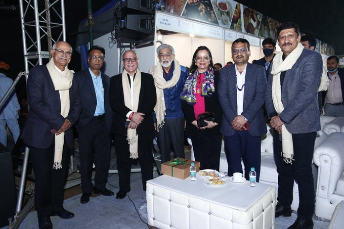 TribesIndiaWB's tweet photo. #AadiMahotsav yesterday was graced by the presence of Sh.Bhaskar Khulbe along with some eminent sports personalities which included Sh. Anupam Gulati, Commentator; Sh. A. B. Subbaiah, Former Indian Hockey Goal Keeper and Coach; &amp; Jafar Iqbal, Former Captain National Hockey Team. https://t.co/yzmQ7VO3Zo