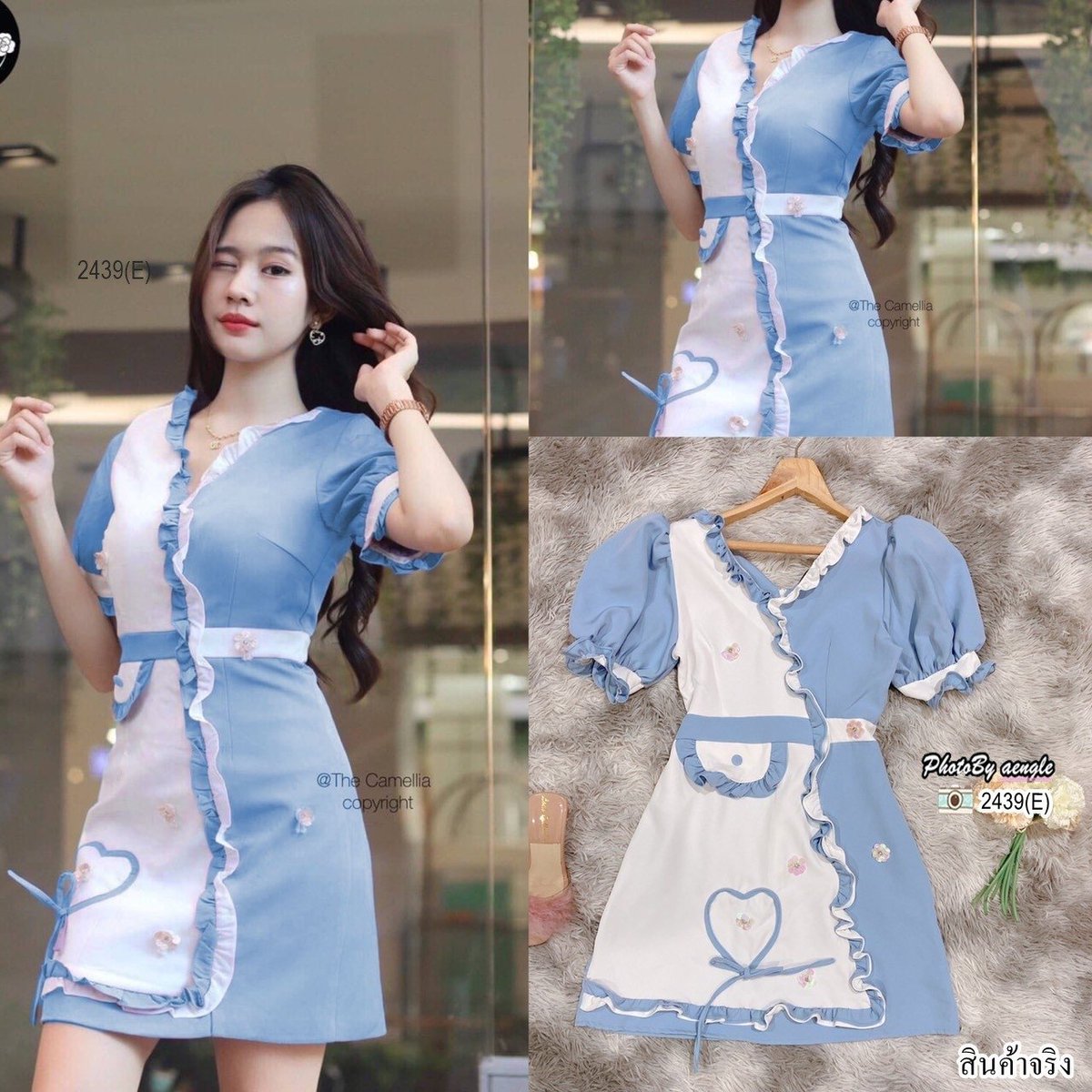 Barny_Shop's tweet photo. [พร้อมส่ง] เดรสคอวีแต่งระบายช่วงอกสลับสีติดหัวใจดอกเลื่อม
ขนาด : อก32-36/เอว25-30/สะโพก36-40/ยาว33
สี : แดง/ฟ้า/ม่วง/ชมพู
ผ้าบาร์บี้ ซิปหลัง

ราคา 360

#เดรส #เดรสแฟชั่น #มินิเดรส #ชุดเดรส #เดรสสั้น #เดรสยาว https://t.co/PO61frpoL5