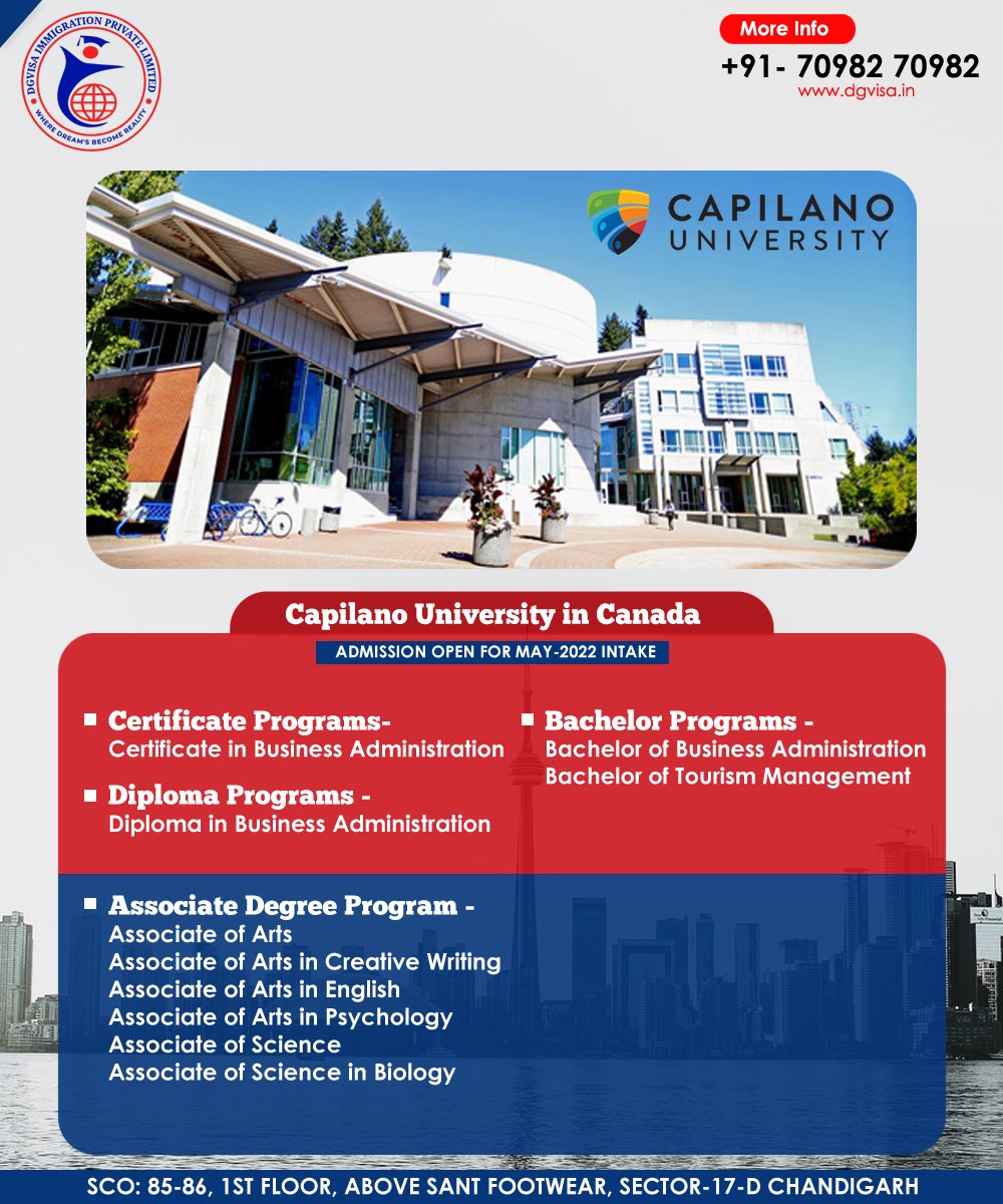 DgVisa's tweet photo. ๐จ๐ฆ๐จ๐ฆCanada Study Visa
.
*May-2022 Intake Open
.
.
.
.
.
.
.
#dg #dgvission #dgvisa #immigration #immigrants #emmigrants #consultant #canada_visa #study #canadaimmigration #studytips #canadatour #trending #trendingreels #trendingpost https://t.co/SJxAl01wJl
