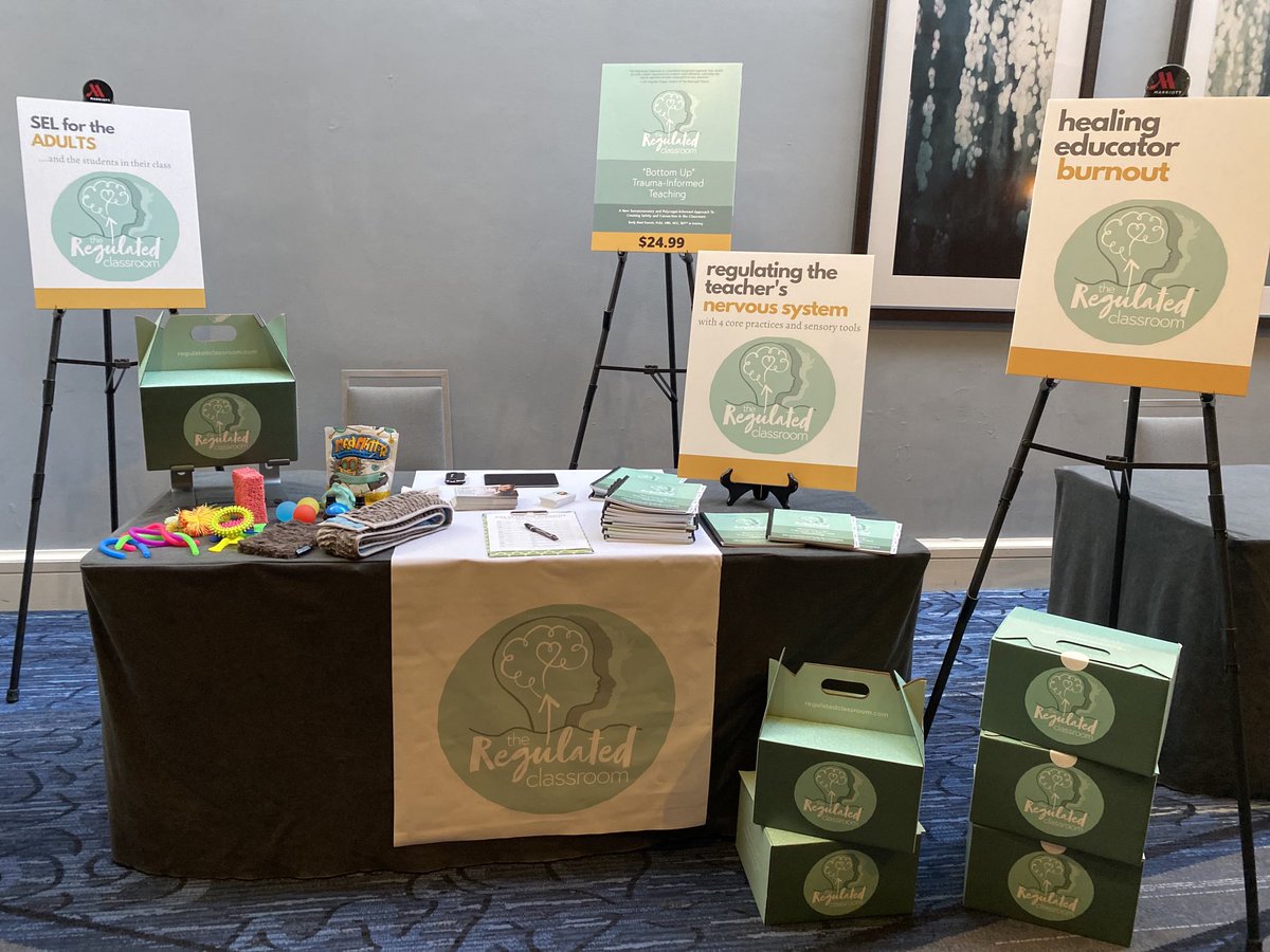 Vibing with teachers and school counselors from all over the country at the Learning and the Brain.  They are LOVING The Regulated Classroom #regulatedclassroom #healingburnout #educatorburnout