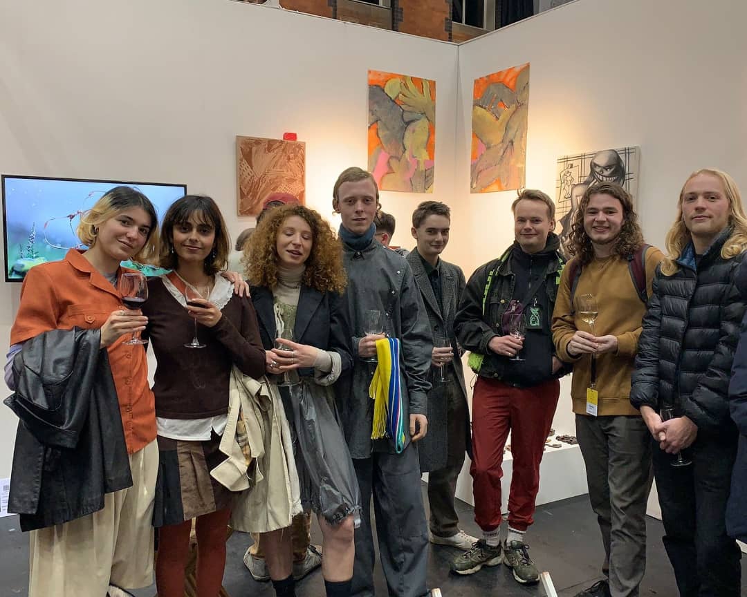 Zoe Watson 🇪🇺 (@zoerwatson) on Twitter photo Super proud of the <a href="/HoldenGallery/">The Holden Gallery</a> booth at <a href="/McrContemporary/">The Manchester Contemporary</a> presenting <a href="/McrSchArt/">Manchester School of Art</a> graduates 💥 I've loved having the opportunity to run a stand this year, and to work with such a brilliant group of artists. Come check out our stand #136 today and tomorrow! Super proud of the <a href="/HoldenGallery/">The Holden Gallery</a> booth at <a href="/McrContemporary/">The Manchester Contemporary</a> presenting <a href="/McrSchArt/">Manchester School of Art</a> graduates 💥 I've loved having the opportunity to run a stand this year, and to work with such a brilliant group of artists. Come check out our stand #136 today and tomorrow!