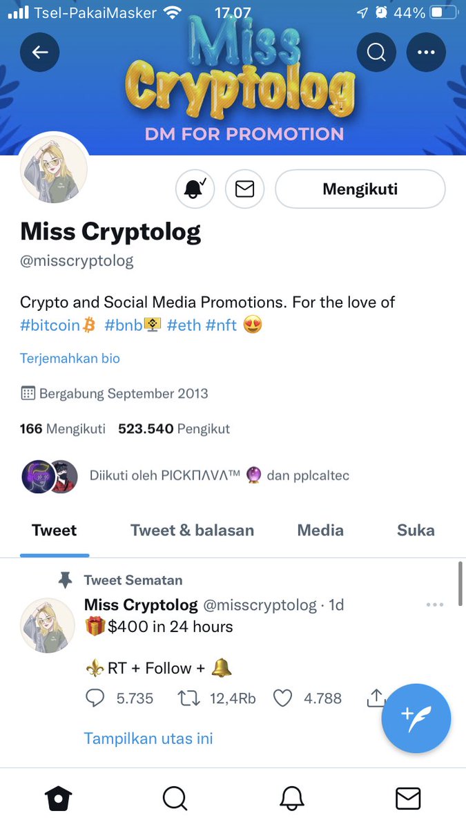 MamankHunter's tweet photo. @Shill_Ronin @misscryptolog I want to win this GA 🤞🏼 https://t.co/Gh9FxZ6eD6