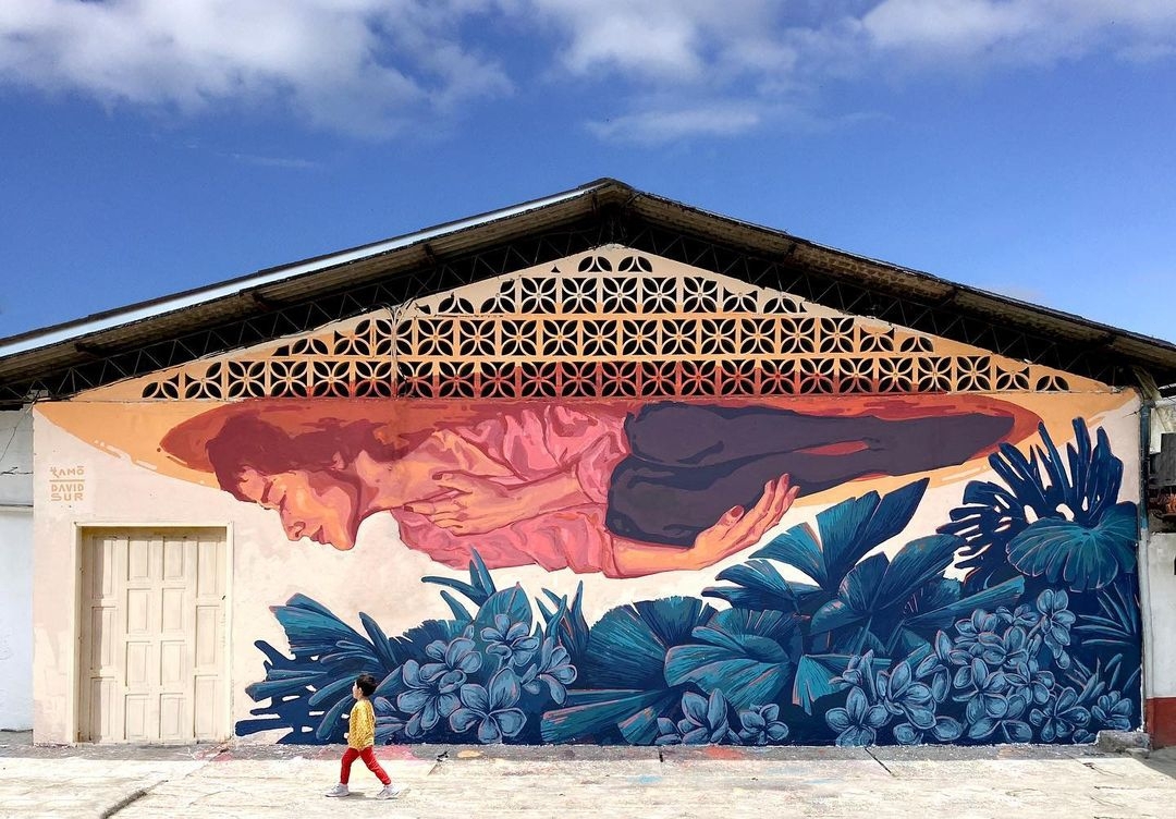 brababella's tweet photo. #Streetart by #IrvingRamó + #DavidSur @ #Mindo, Ecuador
More pics at: https://t.co/JIpJ4qbokY #arteurbana #urbanart #murals #muralism https://t.co/b4Z2J7fGRG