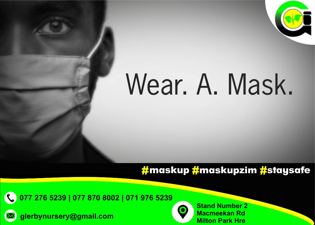 GlerbyNursery's tweet photo. Wear. A. Mask.
Let's All #MaskUp #maskupzim #staysafe
#farming #horticulture #farmlifeisthebestlife #glerbynursery #seedlingsofchoice @yofavAgronomist https://t.co/q2ePDY658c