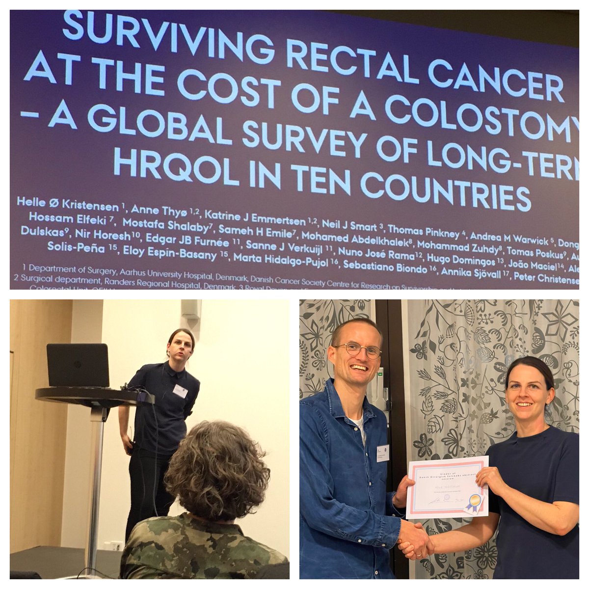 Helle Ø Kristensen (@helleoek) on Twitter photo Found myself in this happy position at the Danish Surgical Society annual meet. Truly grateful to all our fantastic international partners! (Too many to tag!) And proud to present our positive news on HRQoL among colostomates @AuHsurgery <a href="/PeterCh12345/">Peter Christensen</a> #DKS2021 Found myself in this happy position at the Danish Surgical Society annual meet. Truly grateful to all our fantastic international partners! (Too many to tag!) And proud to present our positive news on HRQoL among colostomates @AuHsurgery <a href="/PeterCh12345/">Peter Christensen</a> #DKS2021