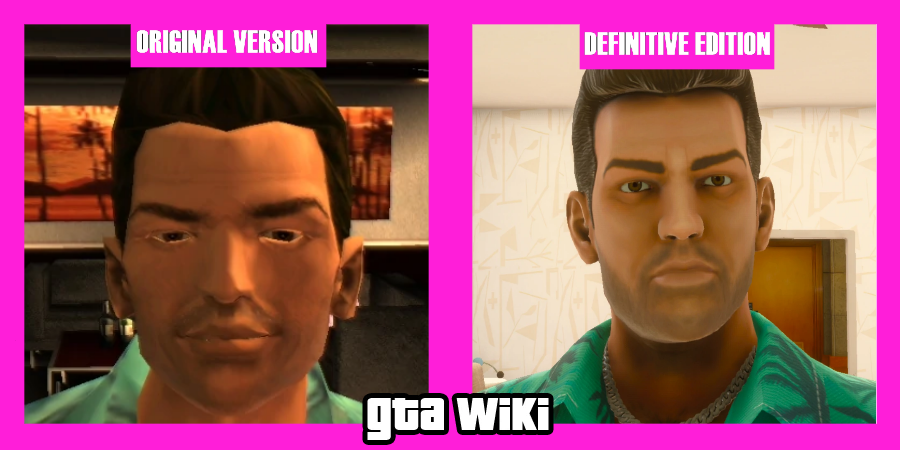 Grand Theft Auto: Vice City – The Definitive Edition Comparison