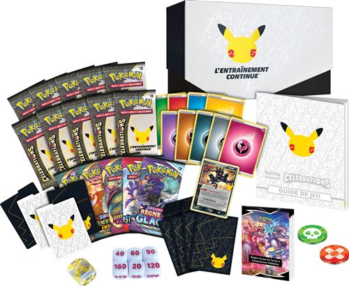 🎁 #Concours 

Tentez de remporter un Coffret Dresseur d’Elite Pokémon Célébrations 25 ans 🥳

Pour participer :
 1️⃣ Suivez <a href="/DealyMarket/">Dealy : Bons Plans, Pokémon, Collector, Manga</a>
 2️⃣ RT ce Tweet
 3️⃣ Tag tes ami(e)s

🍀 TAS le 19/12

#Giveaway #Pokemon #Pokemon25