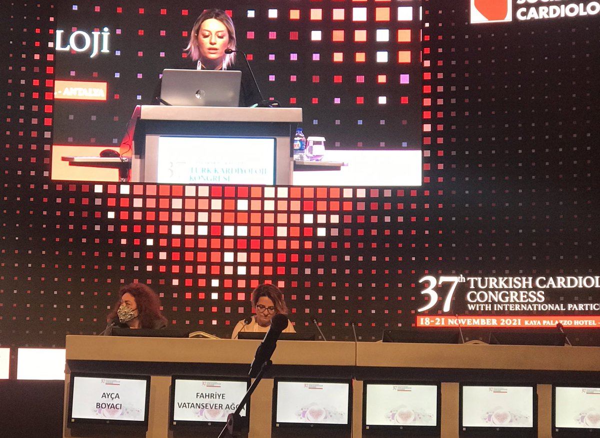 Wonderful presentations from <a href="/gamzebaburguler/">Gamze Babur Güler</a> , @Konstan68427594  and @drzgezdentok1  in TSC-EACVI joint session <a href="/AgcaFahriye/">Fahriye Ağca</a> <a href="/TKDsosyal/">Turkish Society of Cardiology</a>