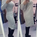 市販のニットワンピースと胸の大きな人用に作られたワンピース こんなにもシルエットに差が出る 見た目体重が違いすぎる Togetter