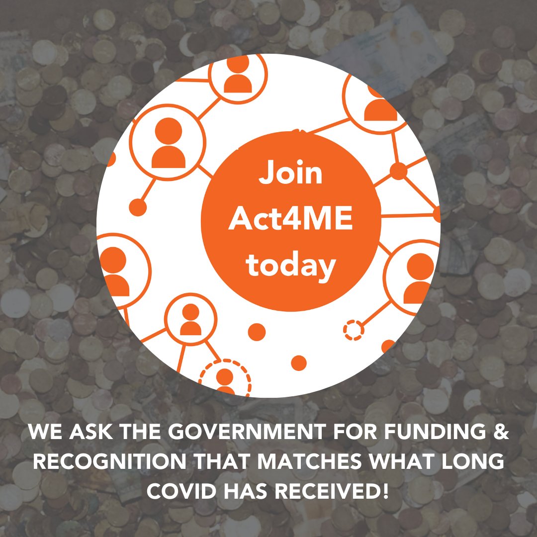 actionforme's tweet photo. Our latest Act4ME action is asking the Government to offer more funding and recognition for ME that matches what Long Covid has received.
You have 1 left week to pledge your support.
Pledge today: https://t.co/XOv7LWVvKi https://t.co/8lrIMUo5Rz