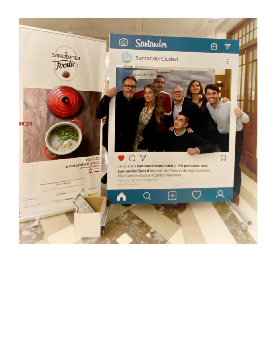 TatsuHattori's tweet photo. Ayer en #santanderfoodie @foodierevoluci1 con todo el equipazo de @IgersSpain
capitaneado por el gran @PhilGonzalez
#santanderfoodie2021  

@cant_infinita @TurismoSDR  @palaciodelamagdalena 

Toda la historia aquí: https://t.co/Xaq2d1Mdzz https://t.co/GRZFj23S8P