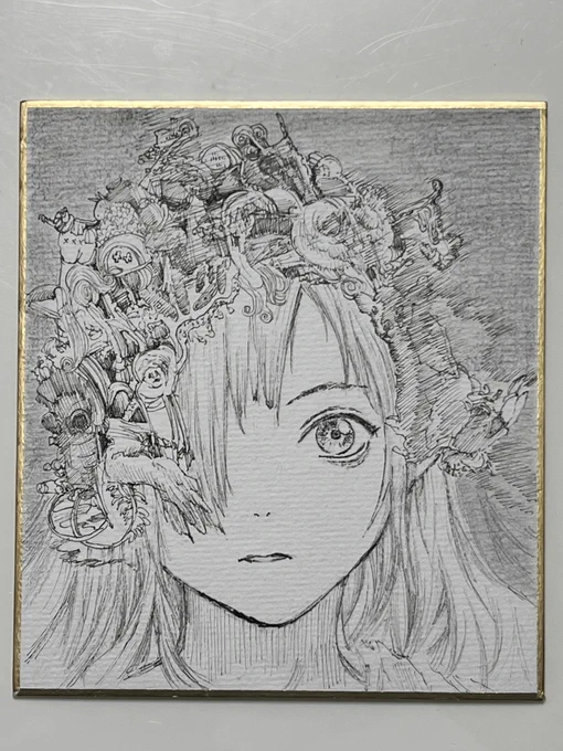 10/21のコミティアで、ミニ色紙12×13.5㎝を4枚描きました。古街、オールドホームの灰羽達フルカラー版、飛びこめ!!沼などもあります。の18aです。よろしくです。 