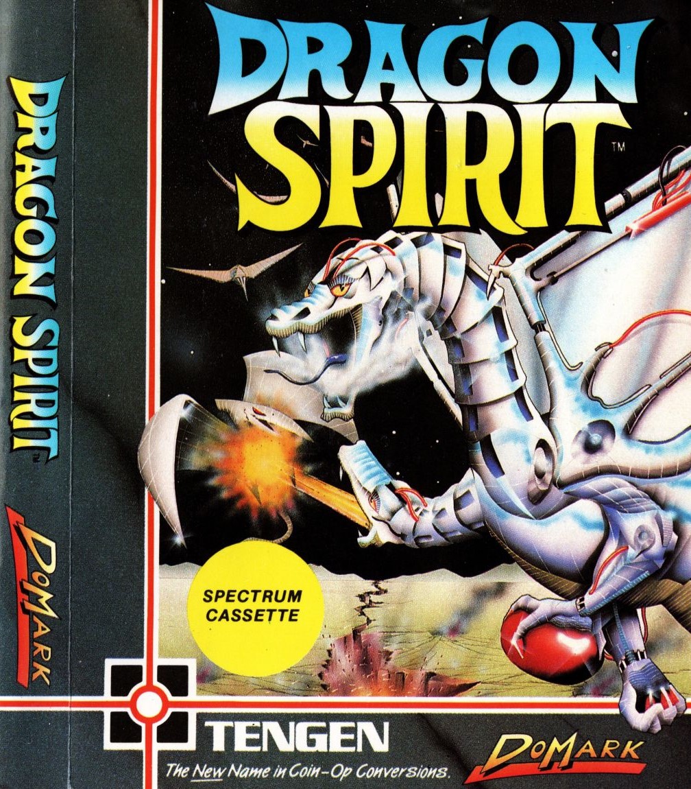RetroGameGeeks's tweet photo. DRAGON SPIRIT: In 1989 Amul set out to rescue princess Alicia from an evil demon. An excellent ZX Spectrum port of the awesome 1987 arcade game from Atari this also came to other formats, did you ever defeat Zawell? #retrogaming #ZXSpectrum #Atari #Arcade #C64 #Amiga #80s #gaming https://t.co/MSGKDUhK4S