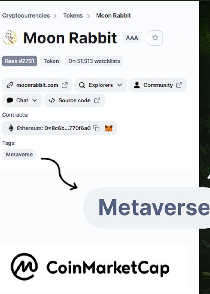 top7777's tweet photo. @CoinMarketCap
 has transferred $AAA into the Metaverse category!!! 
0.0016$=>0.016$=>0.16$=>1.6$=>16$🐰🚀🚀🚀🚀🚀🚀🚀🌙 https://t.co/s2chtR39B5