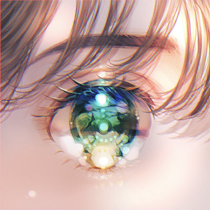 「特写 緑色の眼」のTwitter画像/イラスト(人気順)