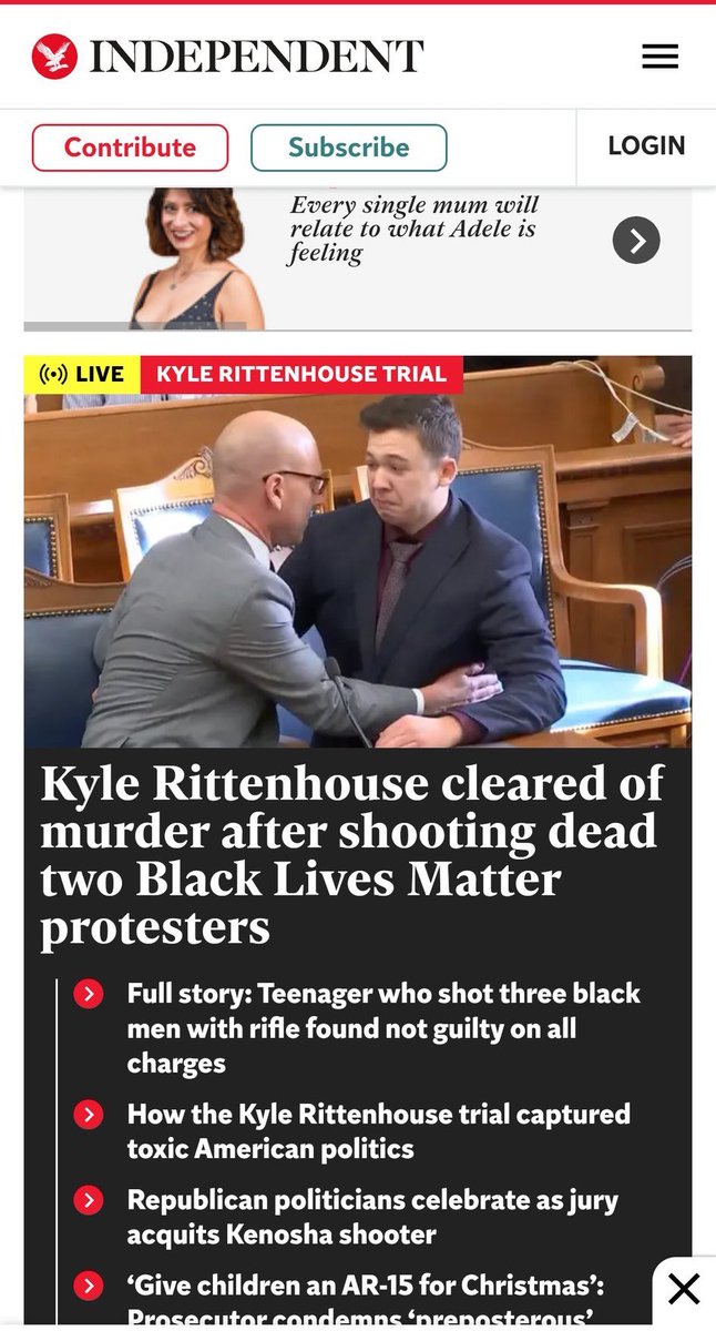 toadmeister's tweet photo. Next time an Independent journalist accuses anyone of trafficking in misinformation, throw this front page back in their face. The three men shot by Kyle Rittenhouse were white, not black. Staggeringly irresponsible journalism. https://t.co/OXv6kyQxhi