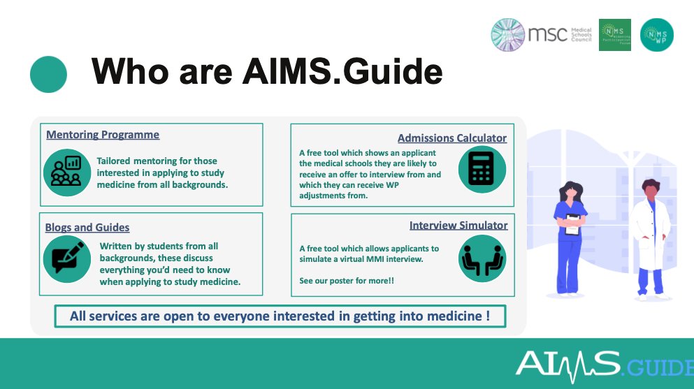 MedStudentWP's tweet photo. Excellent workshop earlier today by @tenrbain reflecting on the experience of @aimsguide especially the development of their national mentoring &amp; outreach programmes! 🎉

Thank you for providing our delegates with practical advice to implement at a local level🚀

#NMSWP21 https://t.co/VW5Wxxdo5R