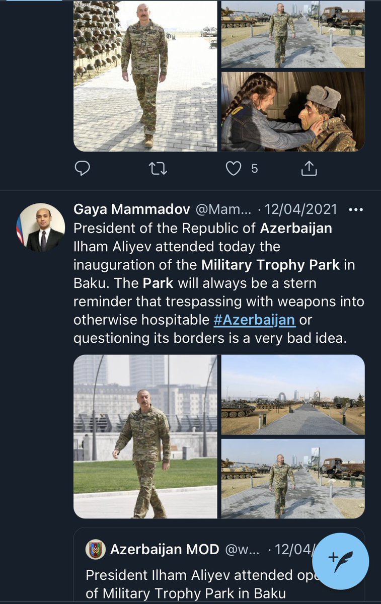 lkosakian's tweet photo. #Armenia agreed to “talks” with who? With this individual? @azpresident ? https://t.co/y1ZyD8yn89