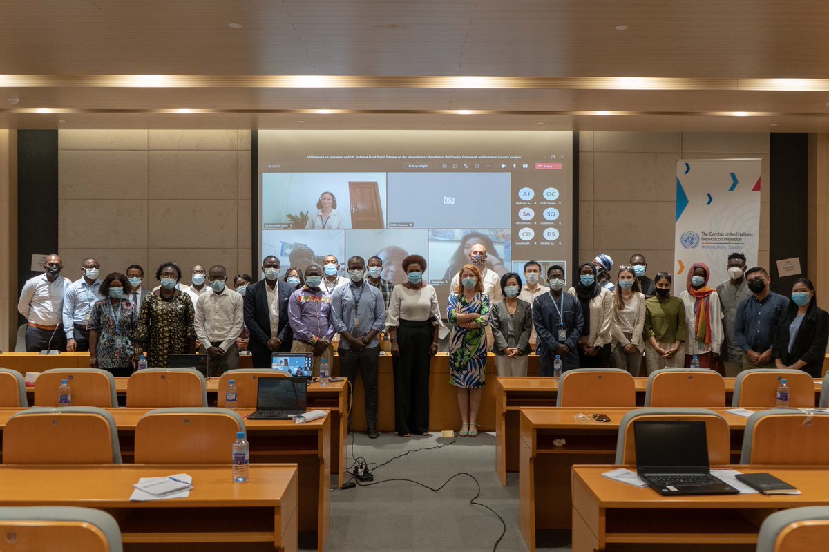 ONU_Droits_BRAO's tweet photo. @PROMIS_WAfrica participated in The #Gambia UN Network on Migration and UN Technical Focal Points Training and facilitated a session on Migration and Human Rights.

With @IOMGambia and @unicefgambia 

#Protection4Migrants #StandUp4HumanRights https://t.co/gFqy7FVnIa