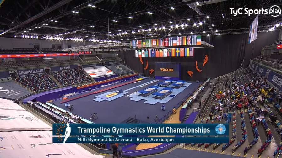 TyCSportsPlay's tweet photo. #GimnasiaEnTyCSports ¡No te pierdas de la participación de Federico Cury en la final del mundial de Gimnasia Trampolín!
Miralo EN VIVO y en exclusiva por https://t.co/r4BCSvSNsa acá: https://t.co/mV9xwYoMS0 https://t.co/RImrbCbEIW