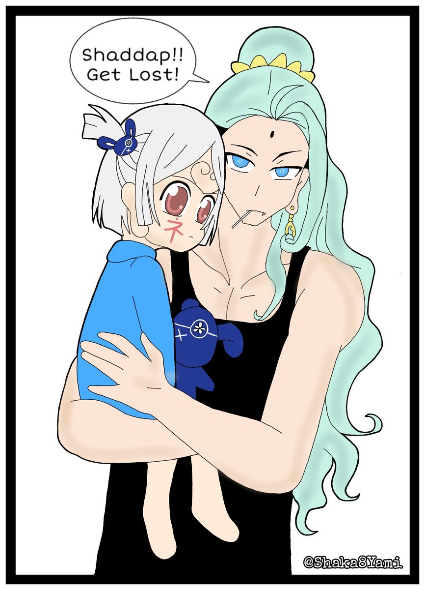 Shaka8Yami's tweet photo. "UNWANTED NEIGHBOR"

Beel: Hi! Your Baby is so cute. Can my Hajun play with him?

Shaka: Shaddap!! Get Lost!

😱😱😱🥰🥰🥰🤣🤣🤣
#終末のワルキューレ 
#shuumatsunovalkyrie 
#RecordofRagnarok
#Shaka #Buddha
#Zerochan
#Beelzebub
#Hajun
#Headcanon https://t.co/Ua5VOdNfvK