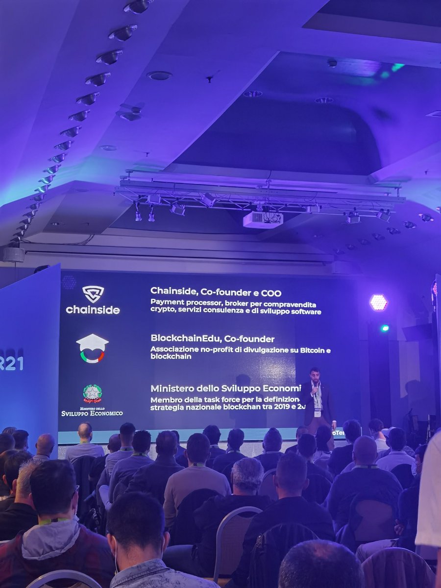 Talk di <a href="/FedericoTenga/">Federico Tenga</a>
<a href="/chainside/">Chainside</a>
#BWR21