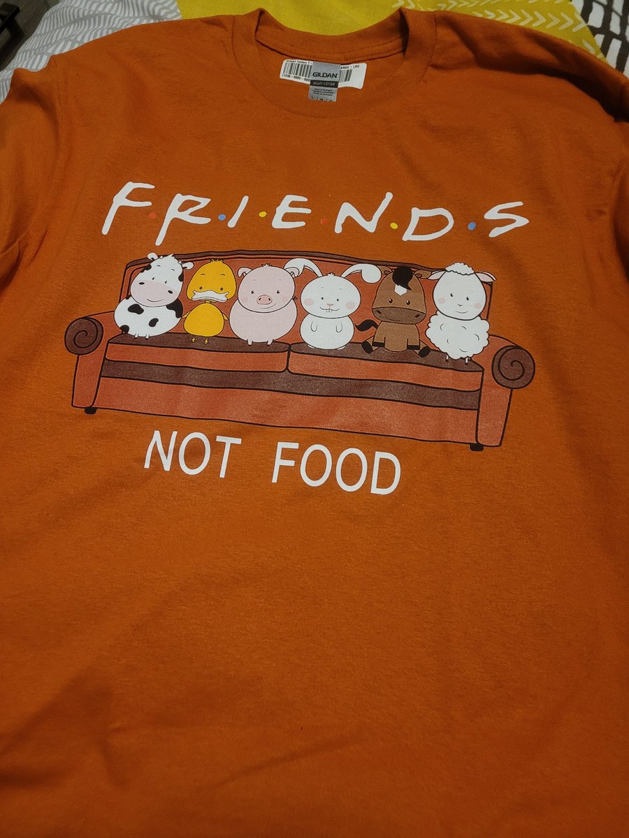 My new t shirt #vegan #notfood