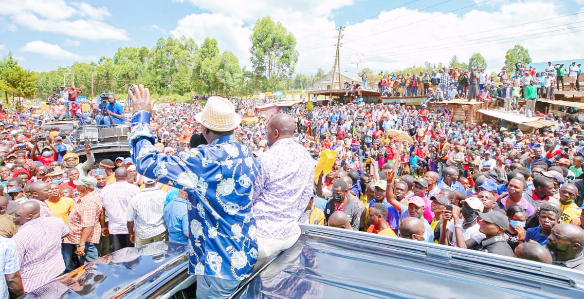 Honjoshuakutuny's tweet image. Sisi watu wa Cherangany ni wapenda Amani karibu tena Baba. 

Tunawakaribisha wageni wengine wanaopanga kuja Cherangany.

#RailaInTransnzoia
#BabaGainingGround